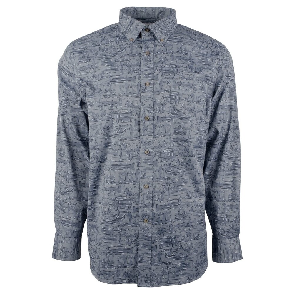 Southern Tide Men's Intercoastal Cliff Printed Performance Shirt-BZ-Medium